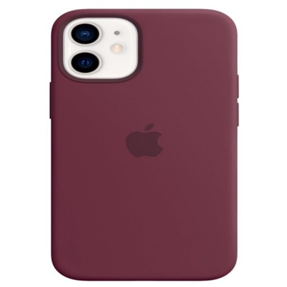 Изображение Apple - MHKQ3ZM/A Apple Silicone Magsafe Cover for iPhone 12 Mini Plum
