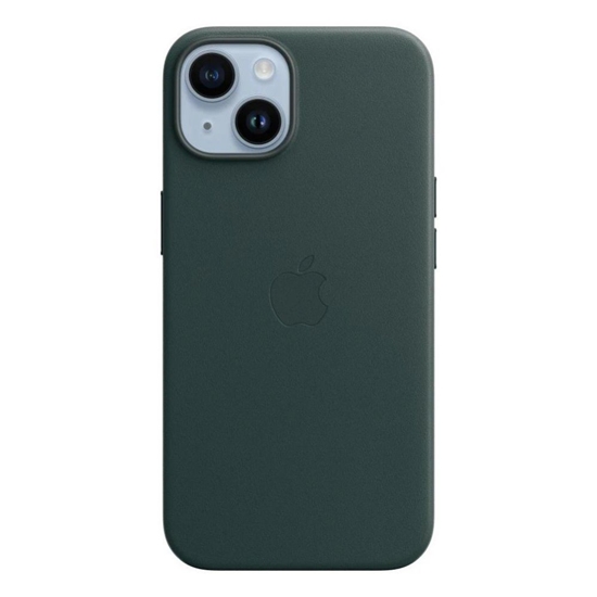Picture of Apple - MPP53ZM/A Apple Leather Magsafe Cover for iPhone 14 Forest Green