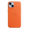 Picture of Apple - MPP83ZM/A Apple Leather Magsafe Cover for iPhone 14 Orange