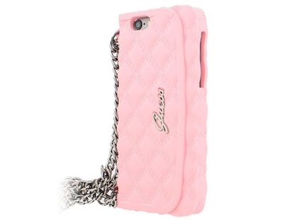 Изображение Apple Quilted Clutch Silicon Case for Iphone 6 Pink