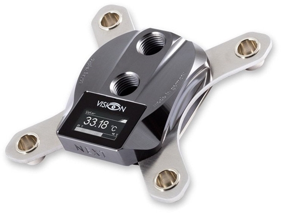 Picture of aqua computer cuplex kryos NEXT mit VISION LGA 1700 - PVD/.925er Silber