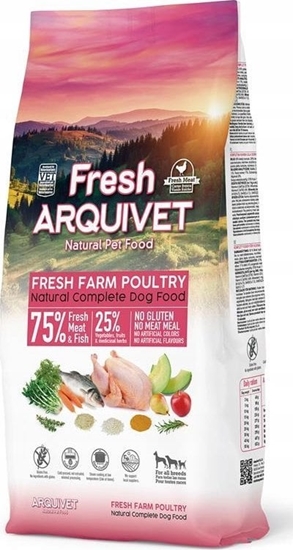 Picture of ARQUIVET ARQUIVET Fresh Kurczak i Ryba Oceaniczna - pówilgotna karma dla psa - 10 kg