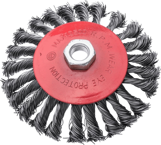 Picture of Art-Pol Szczotka 125mm stokowa drut falisty, na gwint M14 (CON-ASL-14125)
