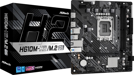 Picture of ASROCK H610M-H2/M.2 D5 LGA1700 2xHDMI