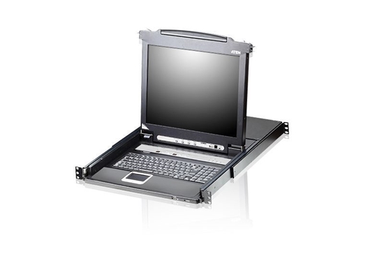 Picture of Aten CL5708M 8-Port PS/2-USB VGA 17" LCD KVM Switch with Daisy-Chain Port and USB Peripheral Support