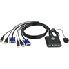 Изображение Aten CS22U-A7 KVM switch Black