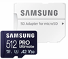 Picture of Atmiņas karte Samsung MicroSDXC 512GB PRO Ultimate with Adapter
