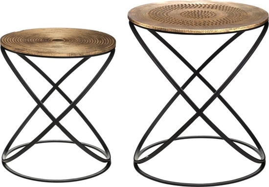 Picture of Atmosphera Komplet 2 stolików kawowych Etnik