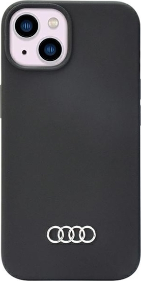 Изображение Audi Audi Silicone Case iPhone 14 6.1" czarny/black hardcase AU-LSRIP14-Q3/D1-BK