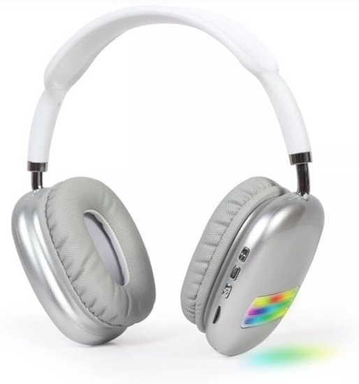 Picture of Austiņas Gembird BT Stereo Headset with LED Light Effect White