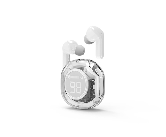 Picture of Austiņas Gembird Transparent TWS in-ears White