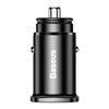 Picture of Auto lādētājs Baseus Square Metal 30W Black