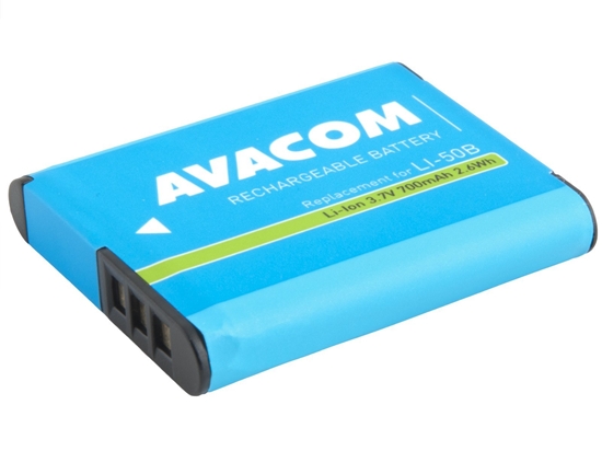 Picture of AVACOM náhradní baterie Olympus Li-50B Li-Ion 3.7V 700mAh 2.6Wh