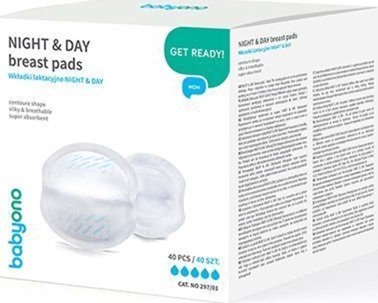 Picture of BabyOno 297/01 WKADKI LAKT.NOC I DZIE 40SZT
