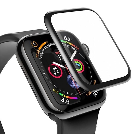 Picture of Baseus Apple Baseus 0.23mm curved-screen tempered glass 38mm for Apple Watch Black (SGAPWA4-C01)