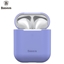 Изображение Baseus Apple Silica Series Ultra-thin Silicone Protector Case for Airpods 1 / 2 Violet
