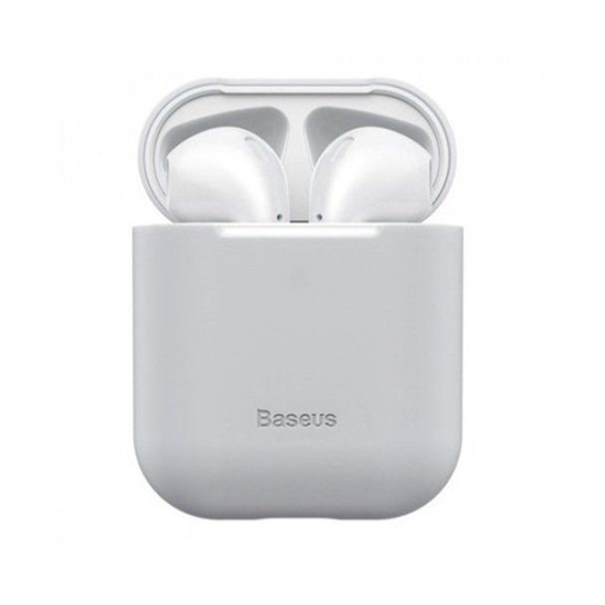 Picture of Baseus Apple Silica Series Ultra-Thin Silicone Protector Case for AirPods 1/2 Grey