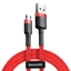 Изображение Baseus Baseus Cafule Cable CAMKLF-B09 USB-A / micro USB 2.4A 1 m - red