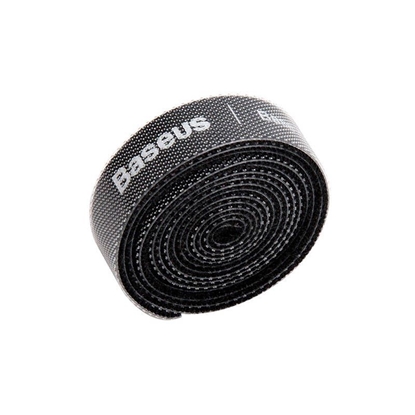 Picture of Baseus Baseus Colourful Circle Velcro Straps 1m Black