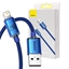 Attēls no Baseus Baseus Crystal Shine Series cable USB cable for fast charging and data transfer USB Type A - Lightning 2.4A 2m blue (CAJY000103)