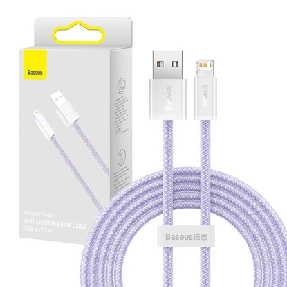 Изображение Baseus Baseus Dynamic cable USB to Lightning, 2.4A, 2m (Purple)