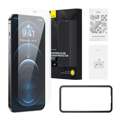 Attēls no Baseus Schott HD Tempered Glass with dust filter 0