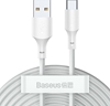 Picture of Baseus Baseus 2x USB cable - USB Type C fast charging Power Delivery Quick Charge 40 W 5 A 1.5 m white (TZCATZJ-02)