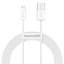 Attēls no Baseus Baseus Superior USB - Lightning 2.4A 2 m cable White (CALYS-C02)