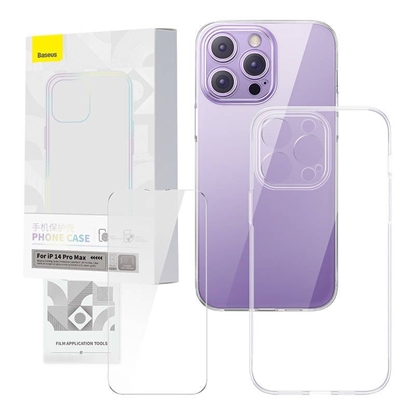 Picture of Transparent Case and Tempered Glass set Baseus Cor