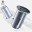 Attēls no Baseus Universal MINI T Dual U Smart Car Charger 2.4A CCMNT-16 Chrome