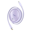 Изображение Baseus Baseus Free2Pull Cable Retractable USB-C / Lightning 20W 1m - Purple