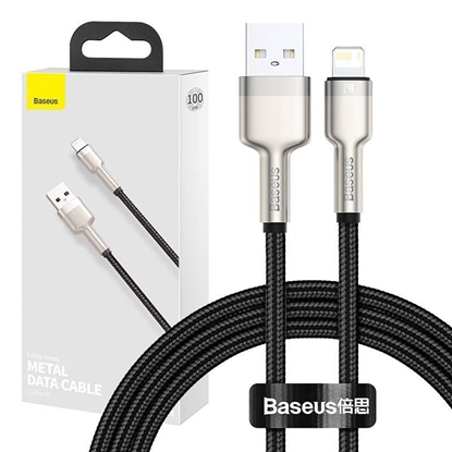 Picture of Kabel USB Baseus USB-A - Lightning 1 m Czarny (CALJK-A01)