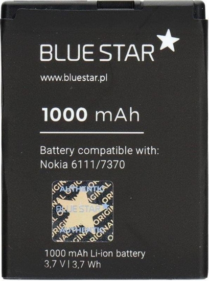 Picture of Bateria Blue Star BlueStar Battery Nokia 6111 N76 7500 Li-Ion 1000 mAh Analog BL-4B