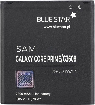 Attēls no Bateria Blue Star BlueStar Battery Samsung G360 G361 Galaxy Core Prime G3606 G3609 G360F 1700 mAh Li-Ion Analog EB-BG360BBE