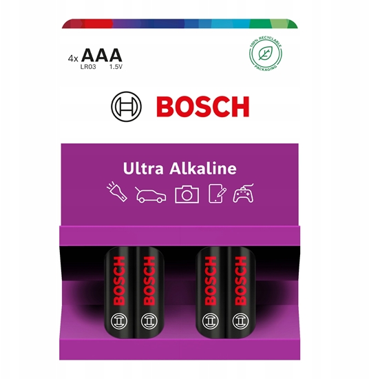 Picture of BATERIA BOSCH 4SZT AA ULTRA ALKALINE LR03UA4B/00