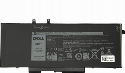 Изображение Bateria Dell Battery, 68WHR, 4 Cell,
