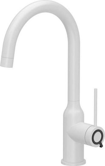 Picture of Bateria kuchenna Quadron INGRID Q LINE SteelQ bateria kuchenna stal szlachetna kolor snow white, Q Shine - logo pure carbon