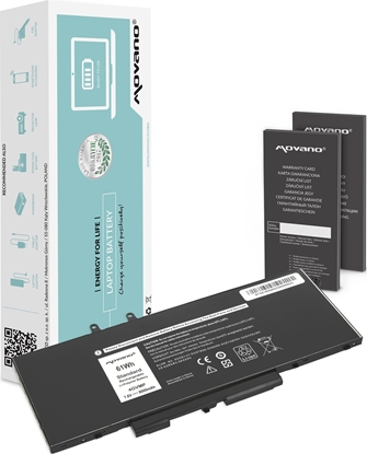 Изображение Bateria 4GVMP do Dell Latitude 5400 5500 - 8000 mAh (61 Wh)