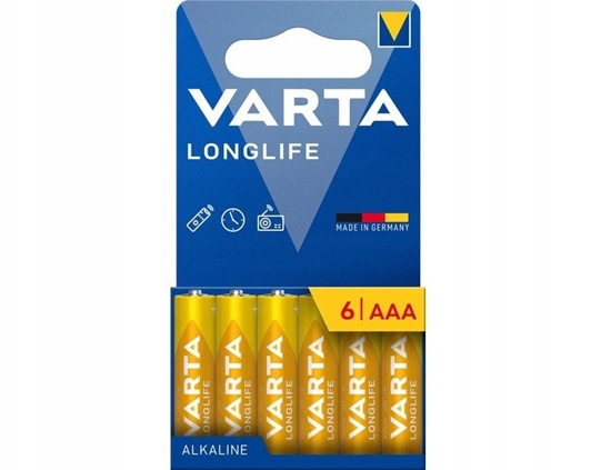 Picture of Bateria VARTA LR03/6szt VLK Longlife