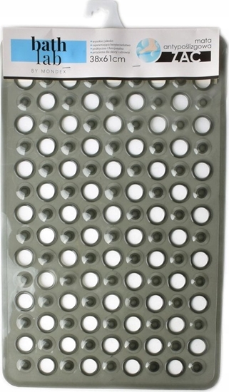 Изображение Bathlab Mata antypolizgowa 38x61cm czarny (HTWM5873 Mondex)