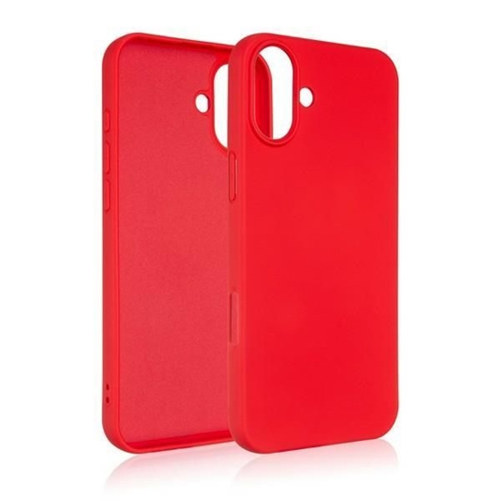 Изображение Beline Etui Silicone iPhone 16 6.1" czerwony/red