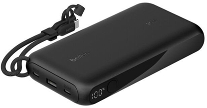 Attēls no Belkin Powerbank 20.000mAh black Display PD 20W USB-C BPB028hqBK