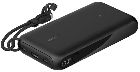 Picture of Belkin Powerbank 20.000mAh black Display PD 20W USB-C BPB028hqBK