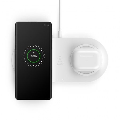 Attēls no Belkin Dual Wireless Charging Pads 10W White