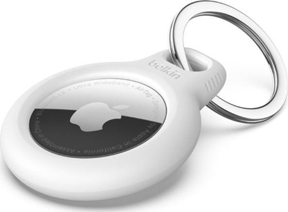 Attēls no Belkin Key Ring for Apple AirTag, white F8W973btWHT