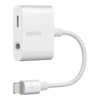 Изображение Belkin RockStar mobile phone cable White Lightning Lightning + 3.5mm
