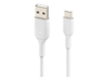 Picture of Belkin USB-C/USB-A Cable 1m PVC, white CAB001bt1MWH