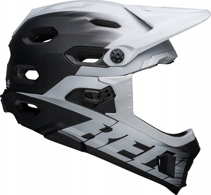 Picture of Bell Kask full face BELL SUPER DH MIPS SPHERICAL matte black white roz. L (59-63 cm) (NEW)