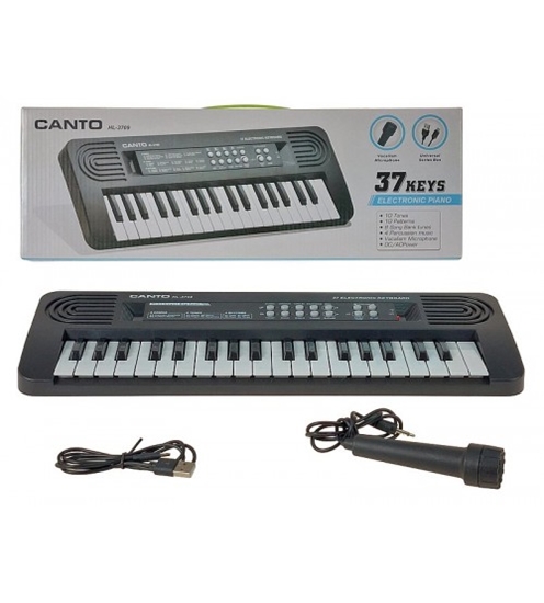 Picture of Bērnu sintezators 37 mini taustiņi ar mikrofonu (USB) 608603