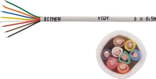 Picture of BITNER PRZEWÓD ALARMOWY DOMOFONOWY BITNER YTDY 8X0,5 - 100M